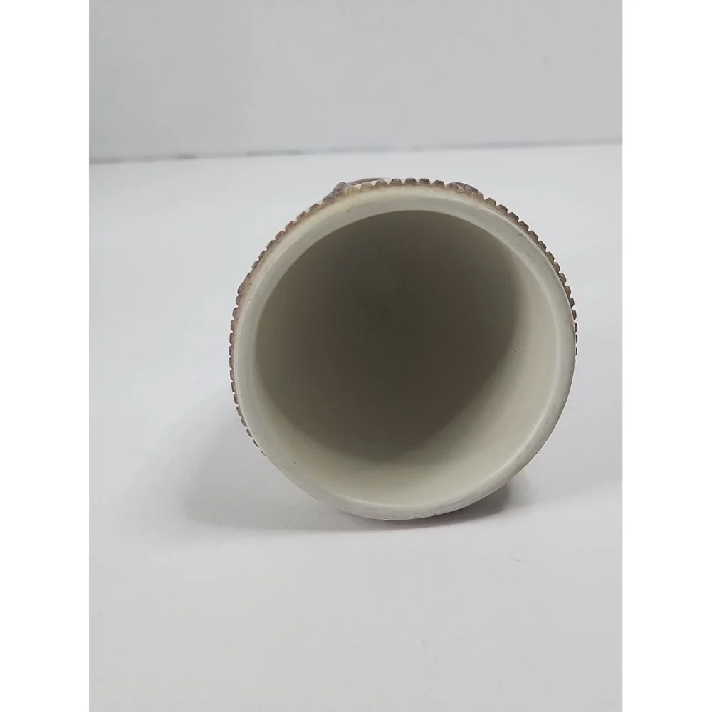 Vtg Croscill RN21857 Alabaster Resin Neoclassical Bathroom Vanity Tumbler Cup